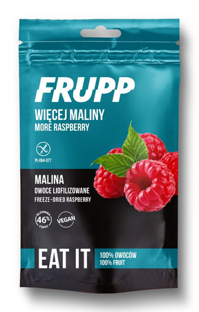 Frupp, frutta liofilizzata lampone senza glutine 15 g – Celiko
