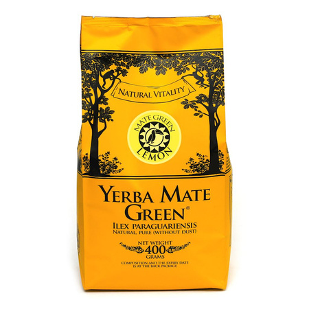 Yerba mate Verde Limone 400 g – Mate Green biologico