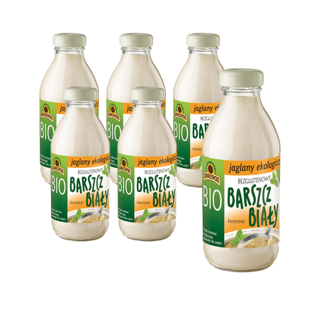 SET 6 x Borscht di agnello bianco, concentrato senza glutine bio 320 ml