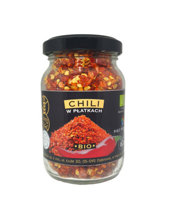 Peperoncino in fiocchi Biologico 60 g – Pięć Przemian (Five Transformations)