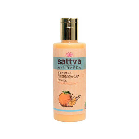 Gel lavante per il corpo all'arancia 210 ml - SATTVA (AYURVEDA)