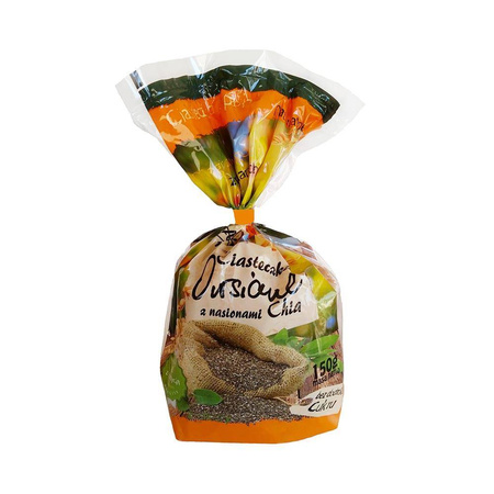 Biscotti d'avena con semi di chia 150 g – Ania Bio