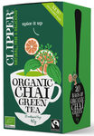 Tè verde chai con cannella e cardamomo Fair Trade Biologico (20 x 2 g) 40 g – Clipper