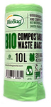 Sacchetti per rifiuti bio e misti 10 l 20 pz. (compostabili e biodegradabili) - BIOBAG