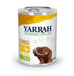 Per cani adulti pezzi di pollo con pomodoro e ortica bio 405 g - Yarrah