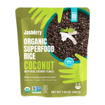 Riso integrale express con fiocchi di cocco Jasberry Rice senza glutine Biologico 200 g - Calorie Watchers