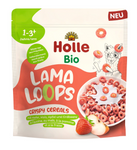 Cereali Lama alla mela e alla fragola senza zuccheri aggiunti da 1 anno bio 125 g - Holle