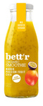 Smoothie spremuto a freddo con mango, frutto della passione e chia Smart Organic BIO 250 ml – Bett'r