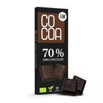 Cioccolato fondente 70 % Biologico 40 g – Cocoa