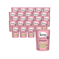 SET 25 x Tagliatelle keto(konjac noodle lasagne) senza glutine bio 270 g - Keto Chef (Better Than Foods)