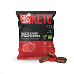 Fragole al cioccolato fondente senza zuccheri aggiunti keto bio 40 g - Cacao
