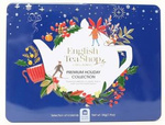 Collezione di tè biologico Premium Holiday Collection in un'elegante scatola blu – 36 bustine – English Tea Shop