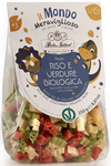 Pasta dinosauro senza glutine (riso tricolore) per bambini bio 250 g - Pasta Natura