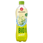 Bevanda gassata aromatizzata ai fiori di sambuco 30 % in meno di zucchero bio 500 ml - Hollinger