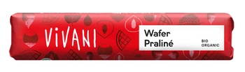 Tavoletta di cioccolato al latte con ripieno di torrone e pezzi di wafer BIO 40 g - Vivani