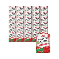SET 30 x Gelatina alla fragola senza zucchero e senza glutine Celiko, 14 g