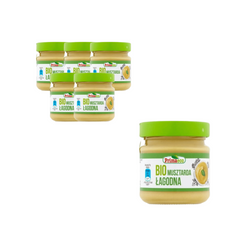 SET 6 x Senape dolce bio 170 g