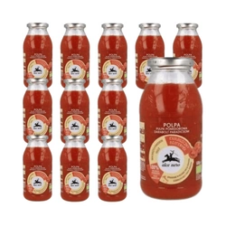 SET 12 x Polpa di pomodoro BIO 500 g