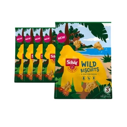 SET 5 x Biscotti selvatici - biscotti senza glutine 115 g - Schar
