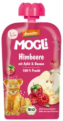Mousse di mela - banana - lampone senza zuccheri aggiunti da 1 anno demeter bio 100 g - MOGLI