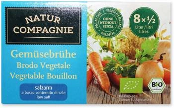 Brodo - cubetti vegetali a sale ridotto bio 68 g