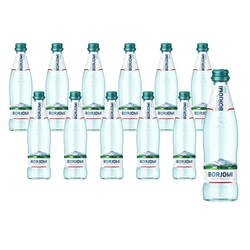 SET 12 x Acqua minerale frizzante 330 ml (bicchiere) - Borjomi