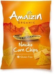 Nachos di mais biologici al gusto formaggio senza glutine 150 g – Amaizin