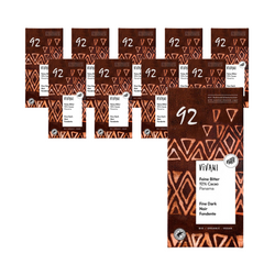 SET x 10 Cioccolato amaro al 92% di cacao bio 80 g