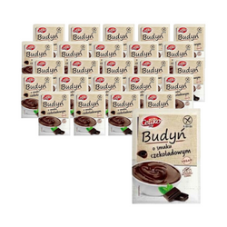 SET 25 x Budino al cioccolato senza glutine, senza zucchero 40 g - Celiko