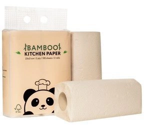 Asciugamano da cucina in bambù 2 pezzi zuzii, 680g