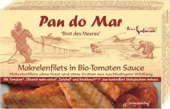 Sgombro in salsa di pomodoro biologica 120 g – Pan Do Mar