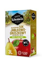 Frutteti Wincenta 100% succo di mela e pera 3l