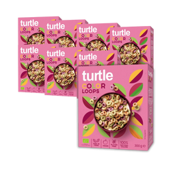 SET 8 x Dischi di cereali colorati senza glutine bio 300 g - turtle