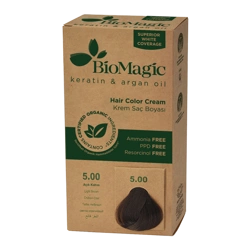 Tintura per capelli marrone chiaro (5.00) 250 g - Biomagic