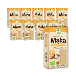 SET 10 x Farina di topinambur senza glutine bio 500 g - Dary Natury