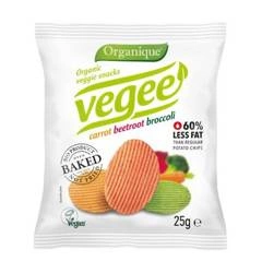 Chips di verdure biologiche senza glutine 25 g Vegee – Organique