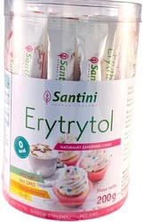 Eritritolo in pratiche bustine senza glutine (40 x 5 g) 200 g – Santini