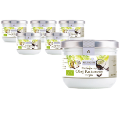 KIT 6 x olio di cocco vergine BIO 400 ml