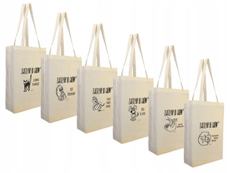 Borsa per la spesa in cotone biologica Zwierzyny od Grażyny mix 1 pz. – Kost