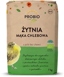 Farina di segale per pane tipo 720 bio 1 kg - PROBIO