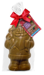 Babbo Natale di cioccolato ai mirtilli senza zuccheri aggiunti biologico 75 g – Cocoa