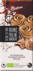 Cioccolato pralinato al latte bio 100 g - MEYBONA
