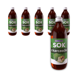 SET 6 x Succo di carciofo 100 % 500 ml - Naturavena
