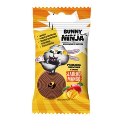 Snack di frutta al gusto di mela e mango da 15 g - Bunny Ninja