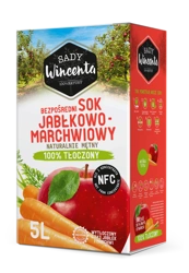 Succo naturale torbido di mela e carota 5l