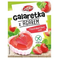 Gelatina al gusto di fragola con agar Celiko senza glutine 45 g