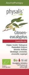 Olio essenziale di eucalipto limone (citroen eucalyptus) bio 10 ml