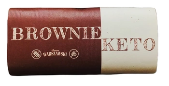 Barretta keto brownie senza glutine e senza zuccheri aggiunti 50 g - Baron WarszawskI