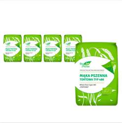 Set di 5 x farina di grano tenero tipo 480 bio 1 kg - Bio Planet