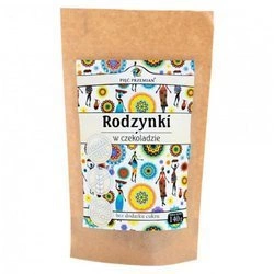 Uva sultanina ricoperta di cioccolato senza zucchero, senza glutine Cinque Trasformazioni, 140 g